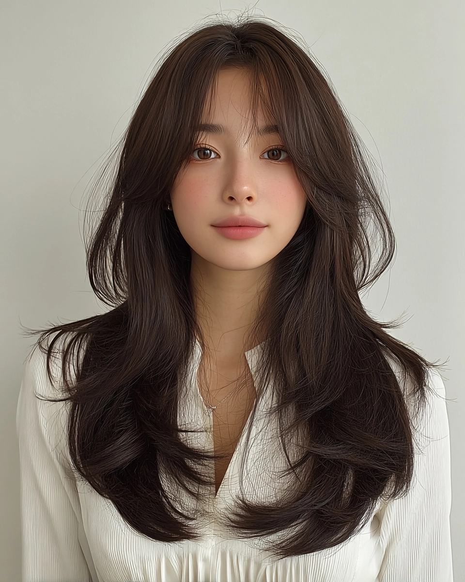 chic layered cuts 2026 - Style 8 at Korea Hair Salon Seoul