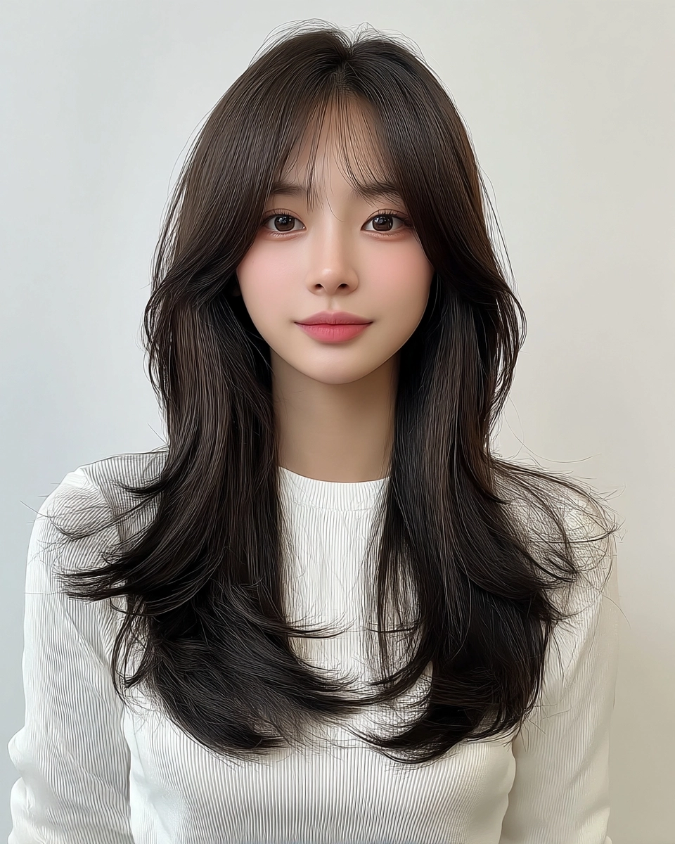 chic layered haircuts Seoul 2026 - Style 5 at Korea Hair Salon Seoul