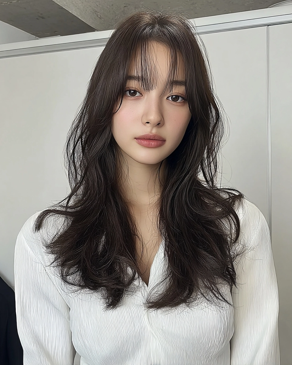chic layered haircuts Seoul 2026 - Style 6 at Korea Hair Salon Seoul