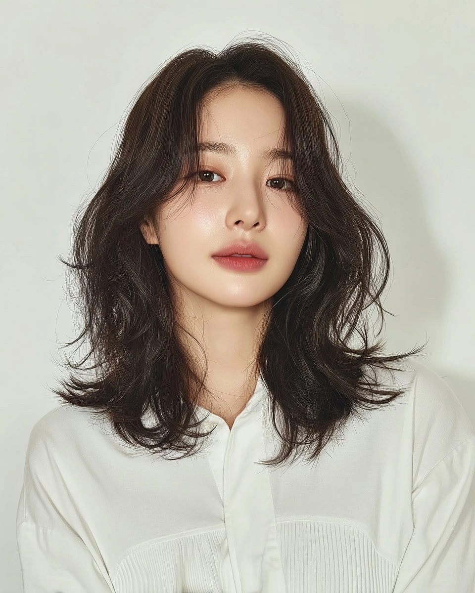 chic layered haircuts Seoul 2026 - Style 7 at Korea Hair Salon Seoul