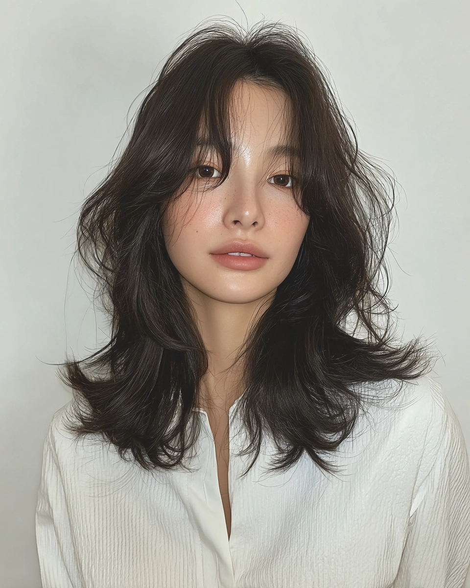 chic layered haircuts Seoul 2026 - Style 8 at Korea Hair Salon Seoul