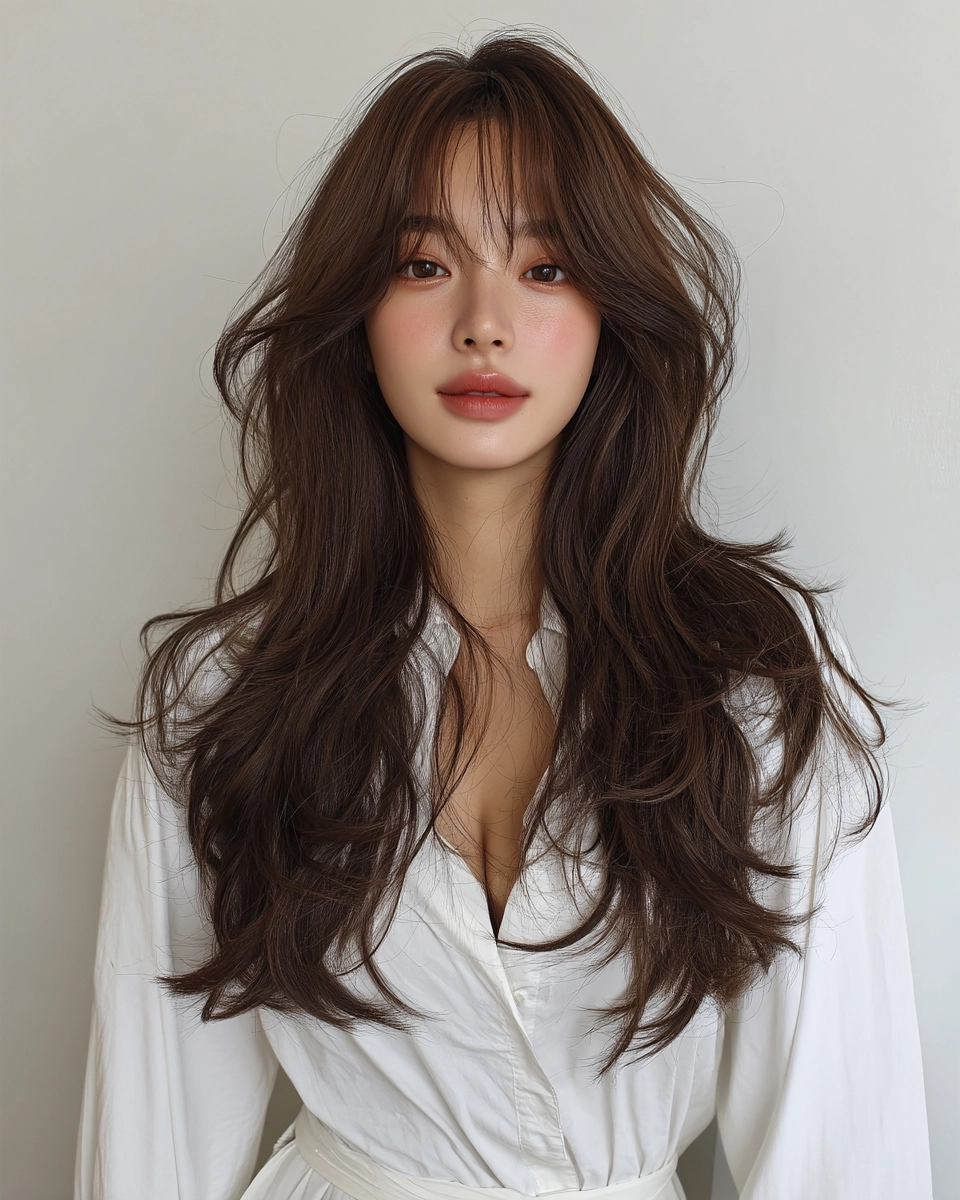 chic layered haircuts Seoul - Style 1 at Korea Hair Salon Seoul