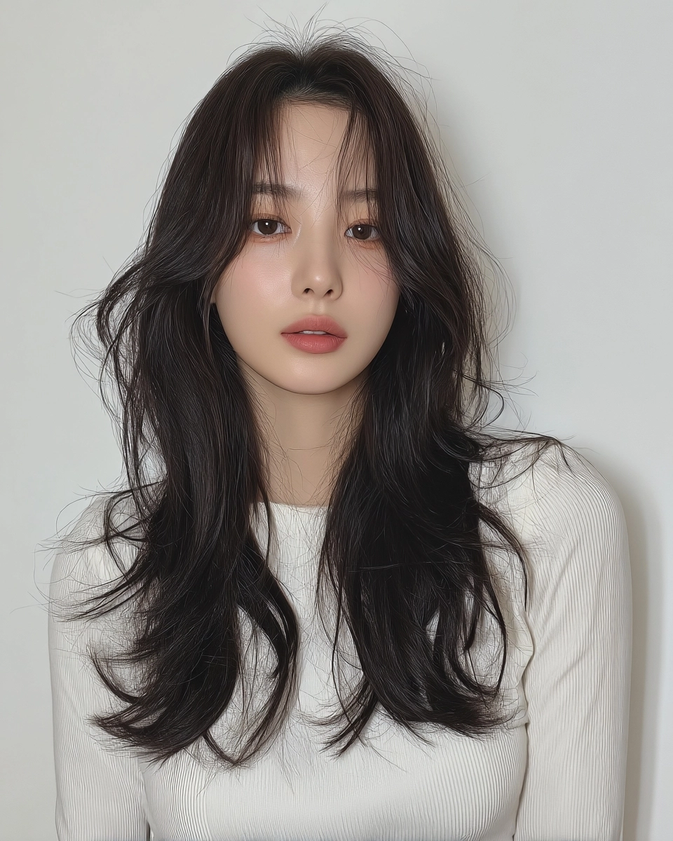 chic layered haircuts Seoul 2026 - Style 1 at Korea Hair Salon Seoul