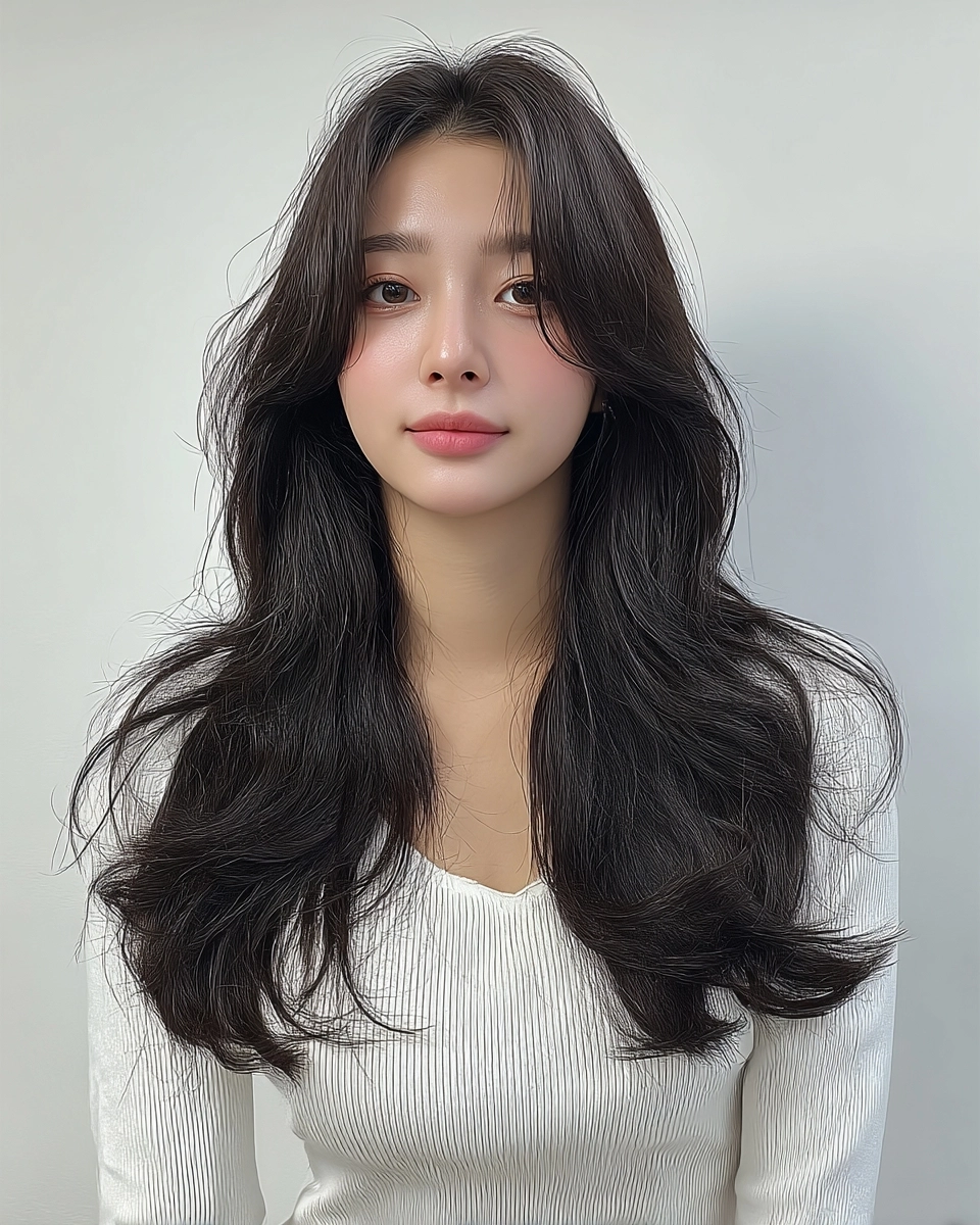 chic layered haircuts Seoul 2026 - Style 2 at Korea Hair Salon Seoul