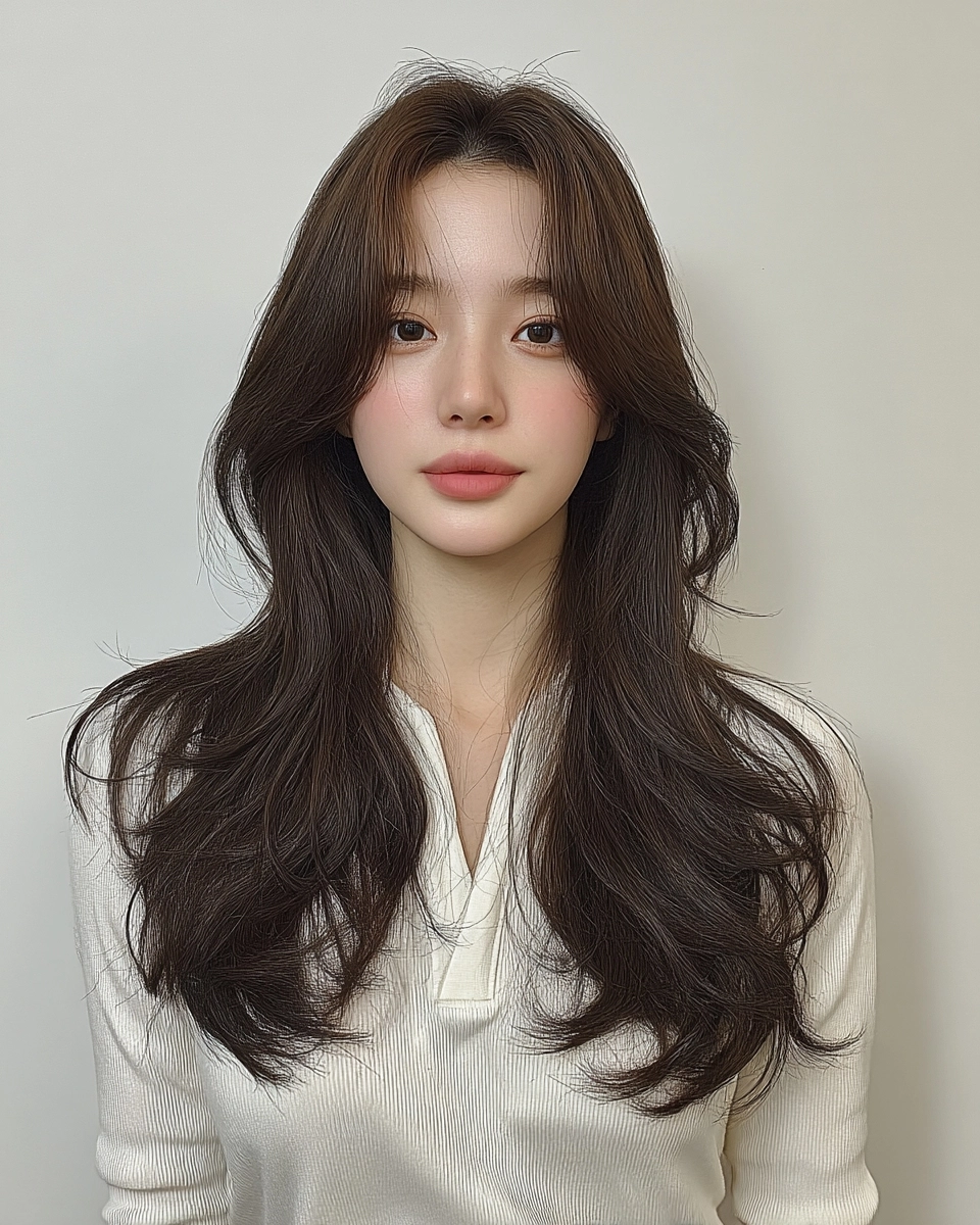 chic layered haircuts Seoul - Style 7 at Korea Hair Salon Seoul