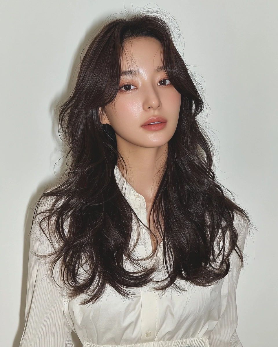 chic layered haircuts Seoul 2026 - Style 7 at Korea Hair Salon Seoul