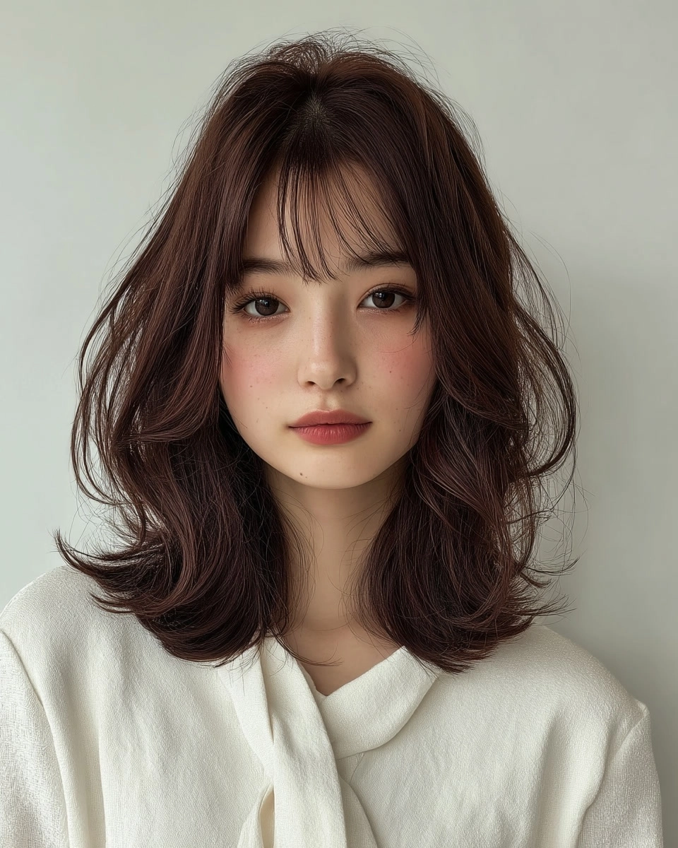 chic soft wave styles 2026 - Style 5 at Korea Hair Salon Seoul