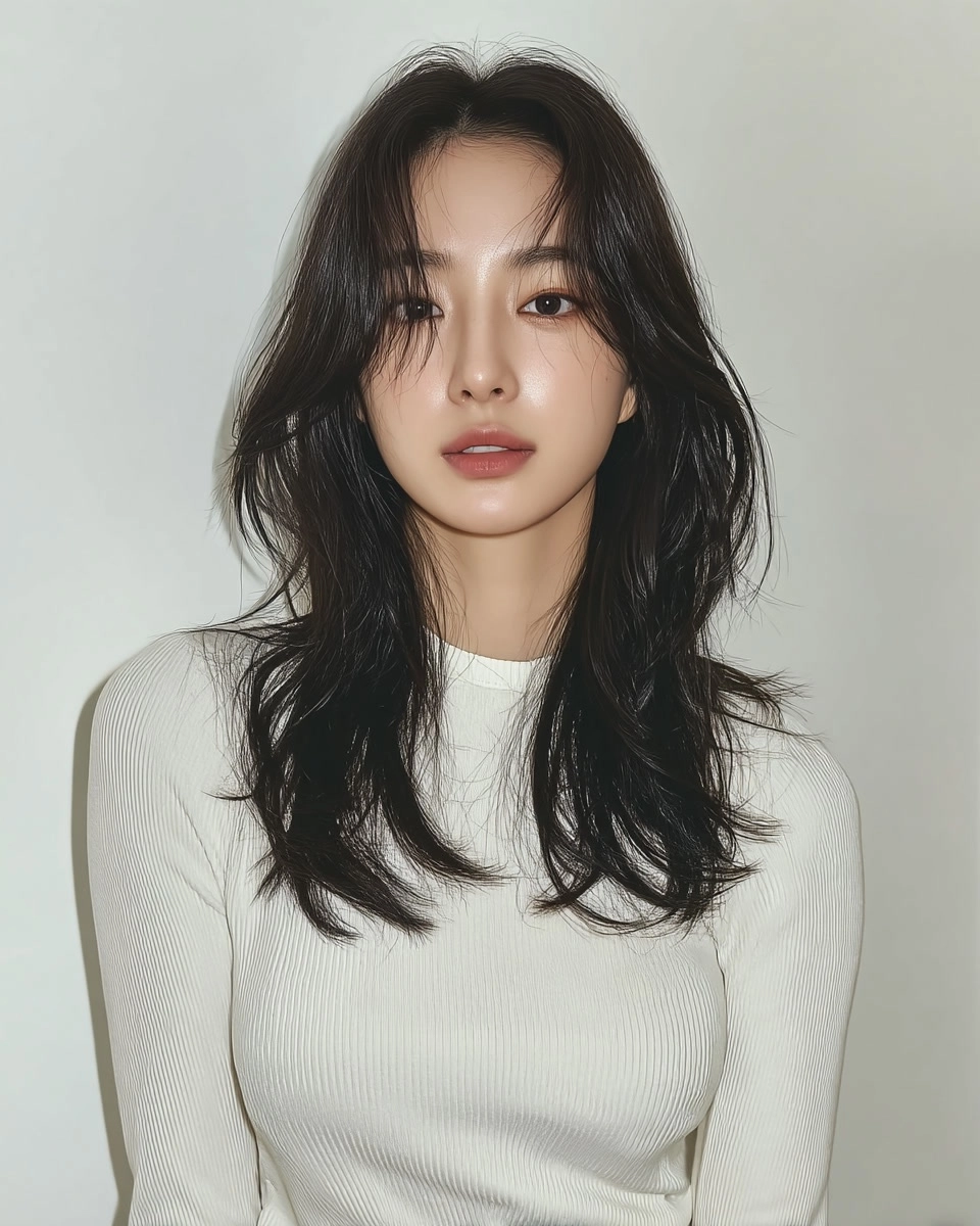 elegant layered haircut 2026 - Style 1 at Korea Hair Salon Seoul