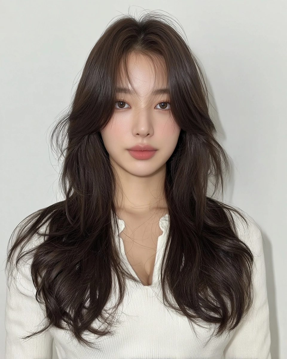 elegant layered haircut 2026 - Style 3 at Korea Hair Salon Seoul