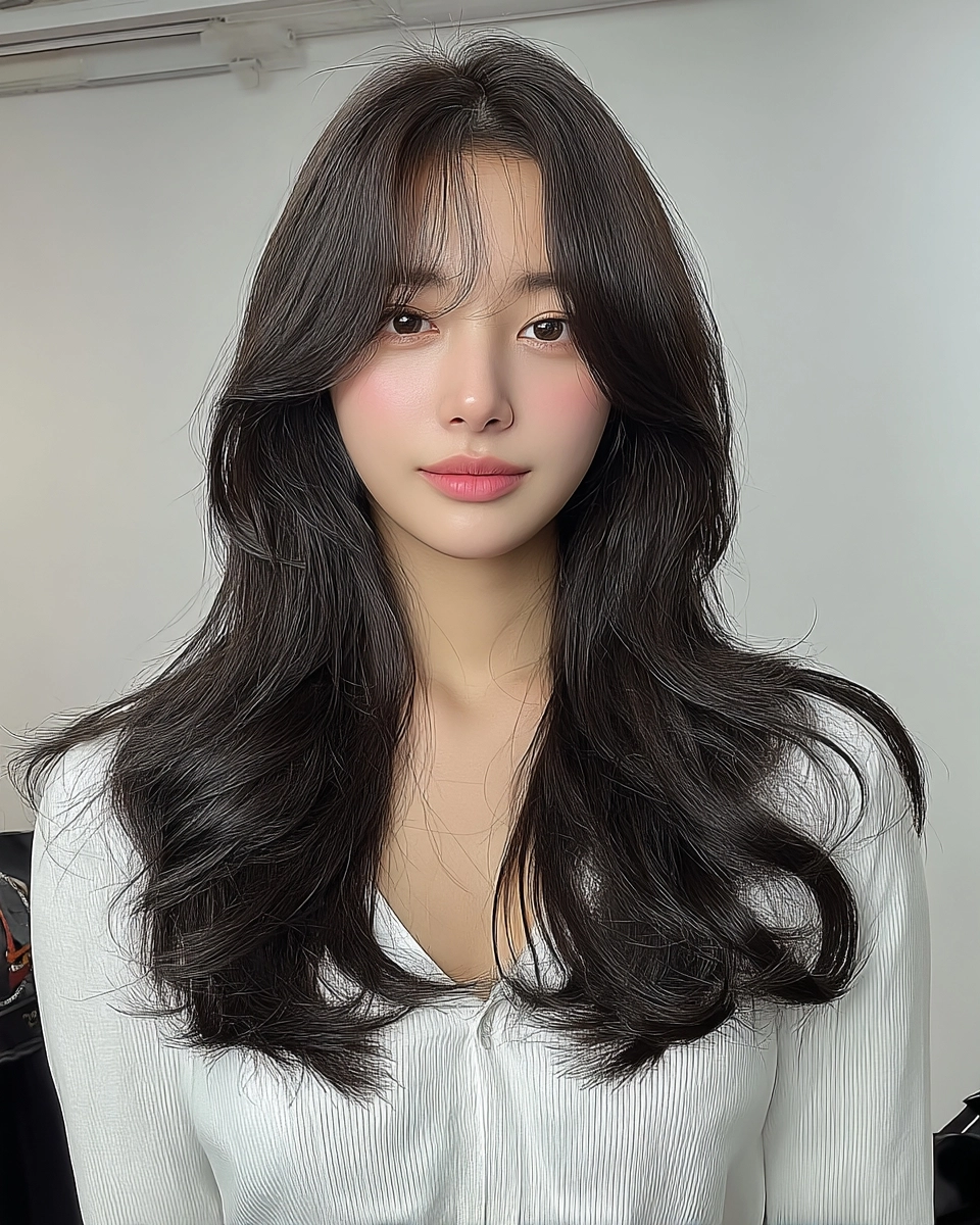 elegant layered haircut 2026 - Style 4 at Korea Hair Salon Seoul