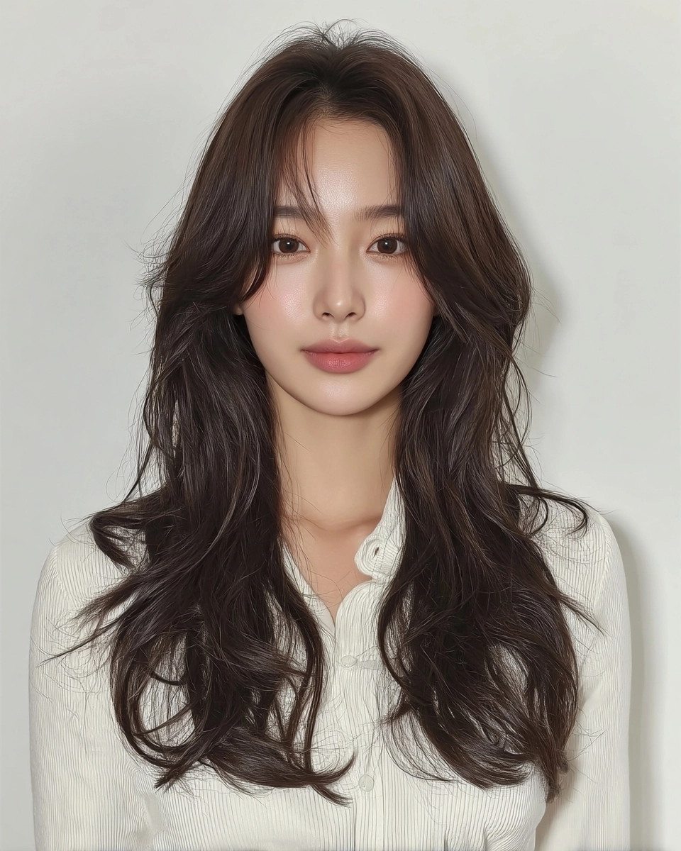 elegant layered haircut 2026 - Style 7 at Korea Hair Salon Seoul