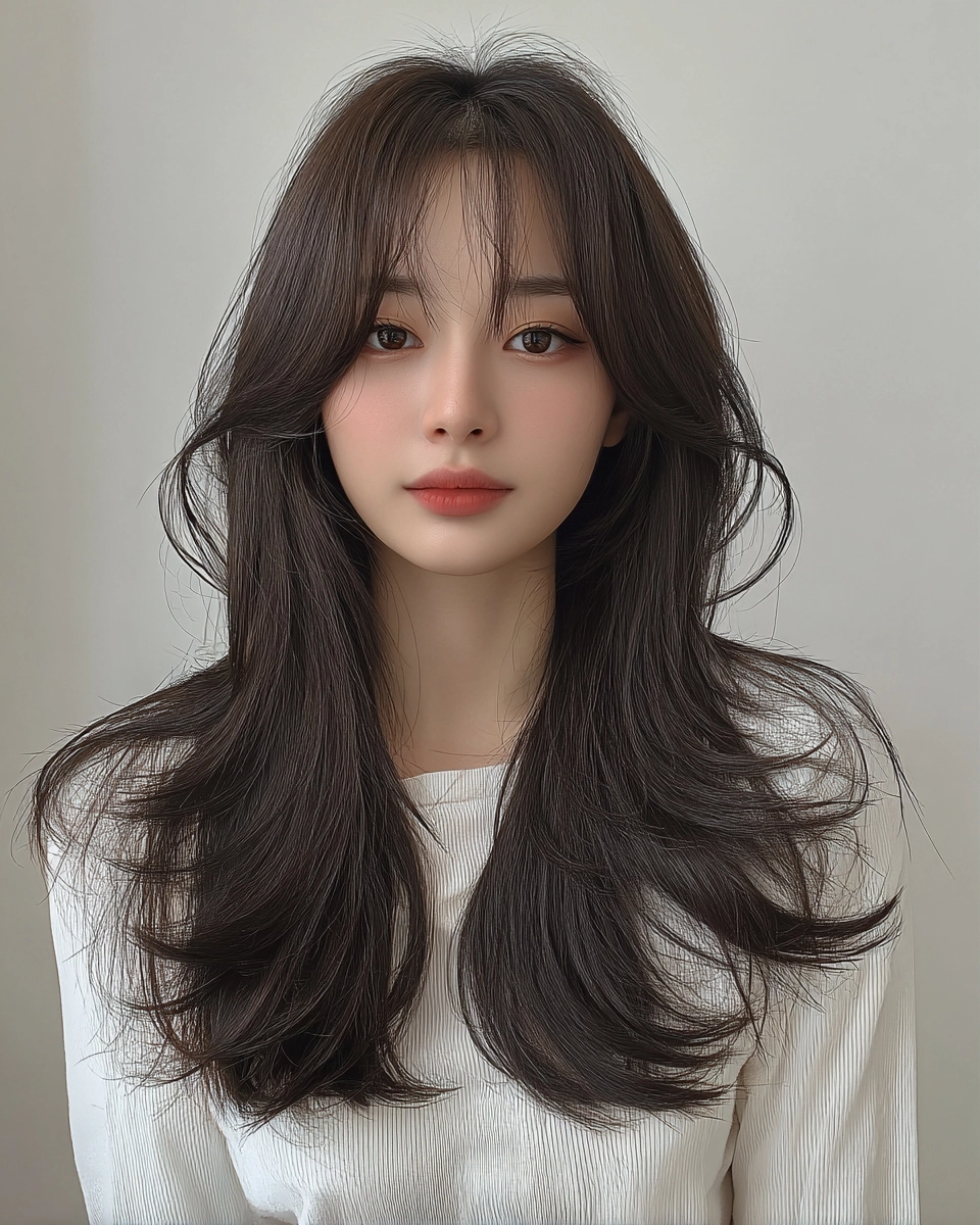 elegant layered hairstyles Seoul - Style 4 at Korea Hair Salon Seoul