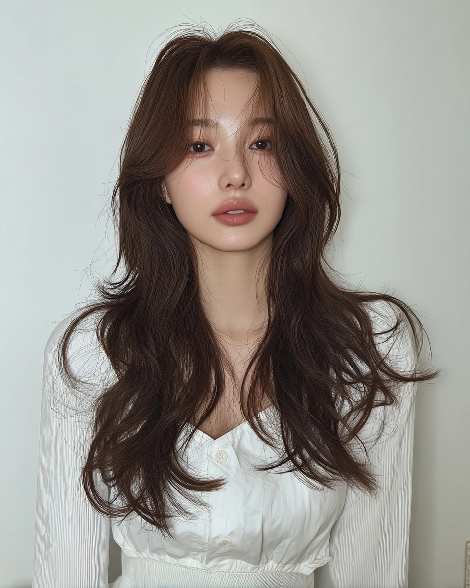 elegant layered hairstyles Seoul - Style 6 at Korea Hair Salon Seoul