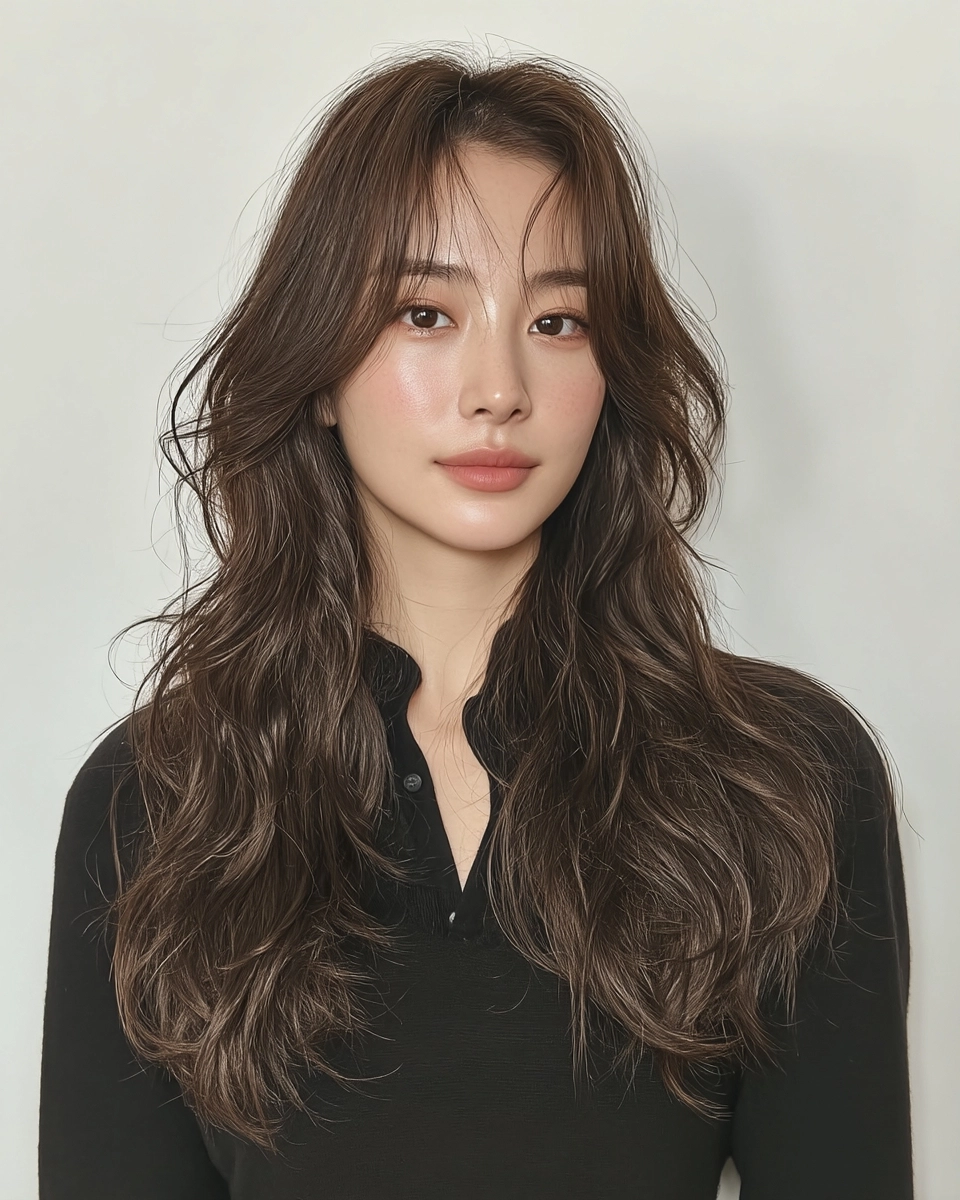 elegant soft wave hairstyles Korea - Style 2 at Korea Hair Salon Seoul