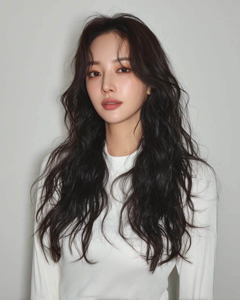 elegant soft wave hairstyles Korea - Style 5 at Korea Hair Salon Seoul