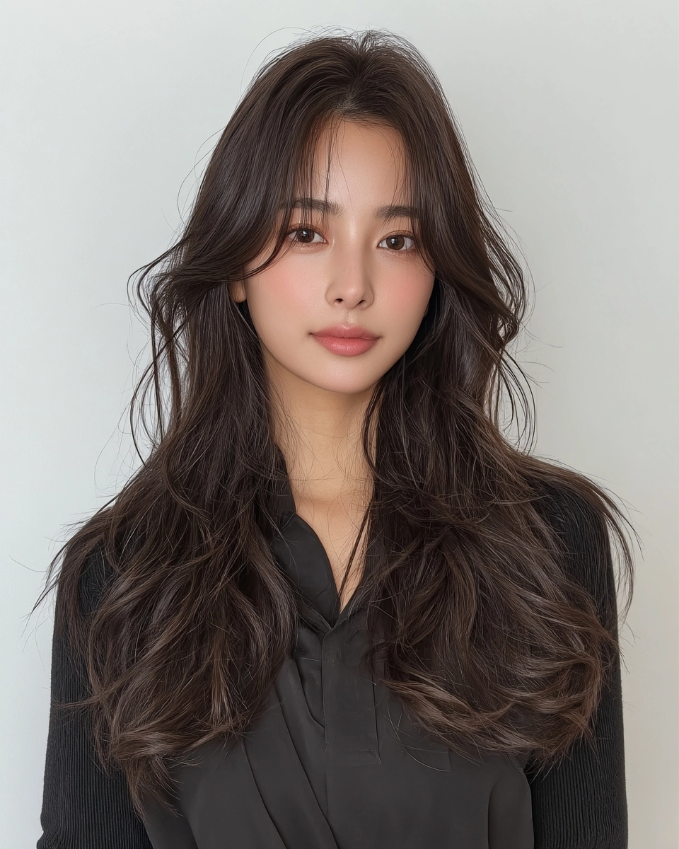 elegant soft wave hairstyles Korea - Style 6 at Korea Hair Salon Seoul