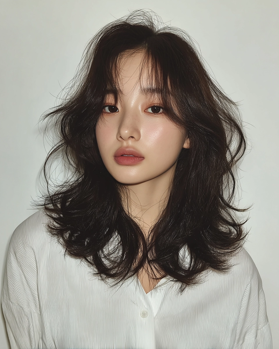 elegant wavy hairstyles Seoul - Style 1 at Korea Hair Salon Seoul
