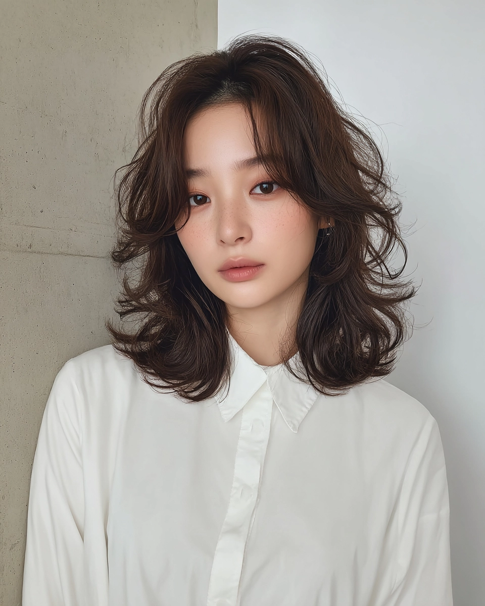 elegant wavy hairstyles Seoul - Style 3 at Korea Hair Salon Seoul