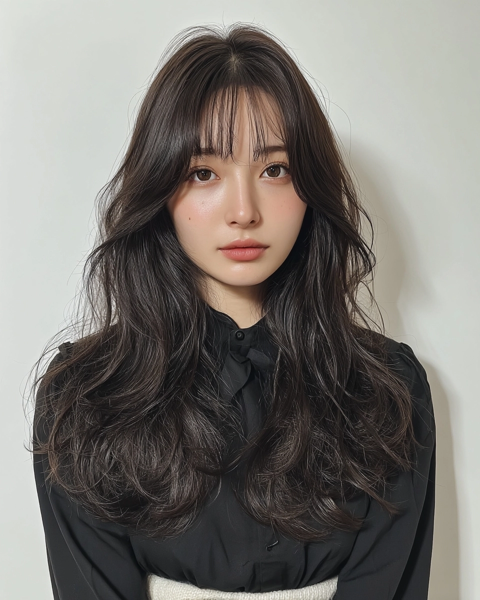 elegant wavy hairstyles Seoul - Style 4 at Korea Hair Salon Seoul