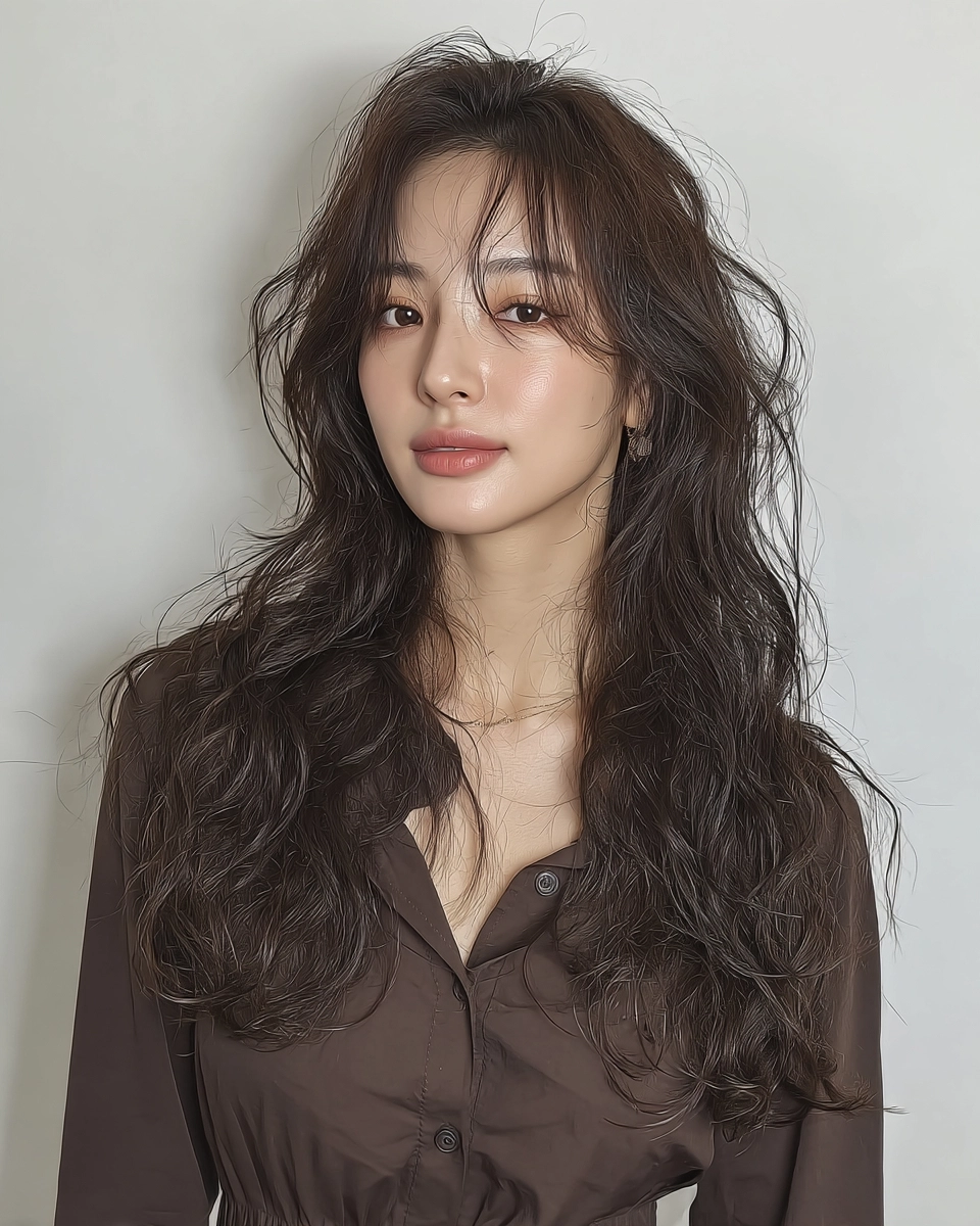 elegant wavy hairstyles Seoul - Style 6 at Korea Hair Salon Seoul