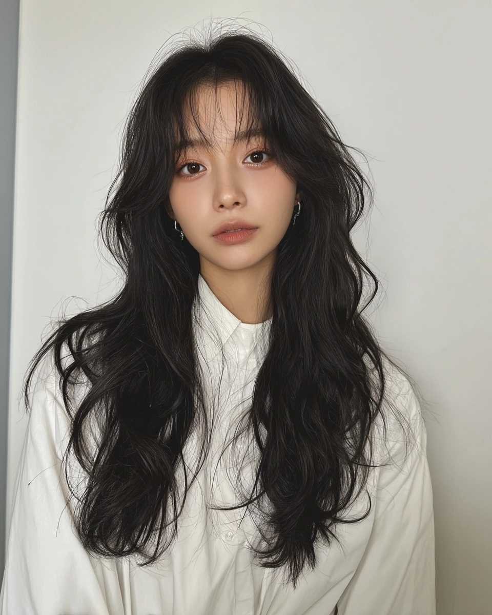 elegant wavy hairstyles Seoul - Style 8 at Korea Hair Salon Seoul