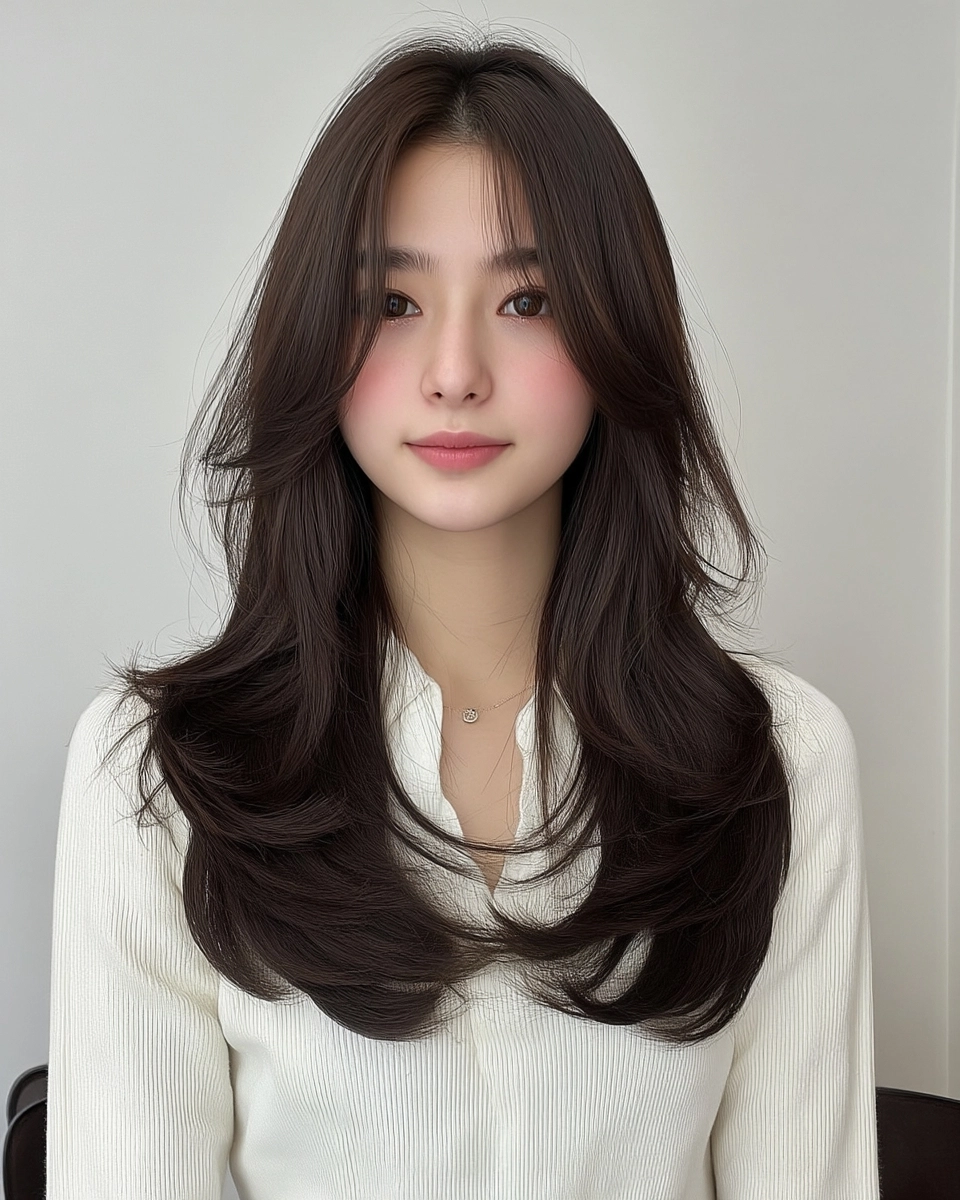 layered haircuts Seoul 2026 - Style 1 at Korea Hair Salon Seoul