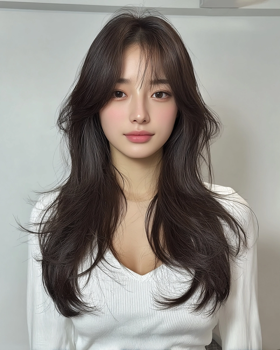 layered haircuts Seoul 2026 - Style 3 at Korea Hair Salon Seoul