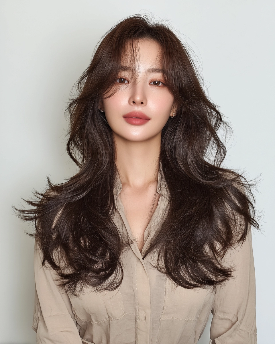 layered haircuts Seoul 2026 - Style 4 at Korea Hair Salon Seoul