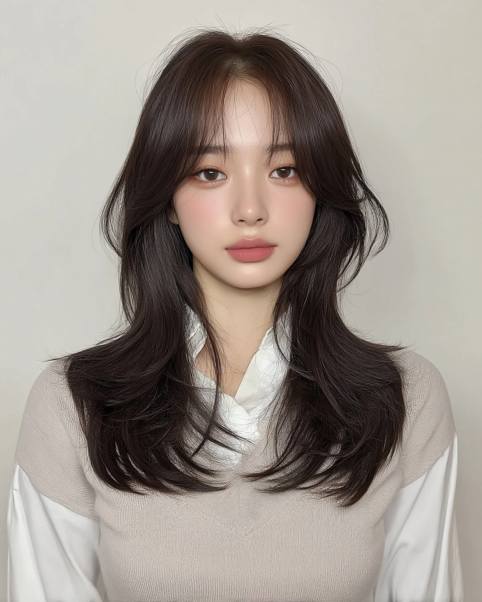 layered Korean hair styles 2026 - Style 5 at Korea Hair Salon Seoul