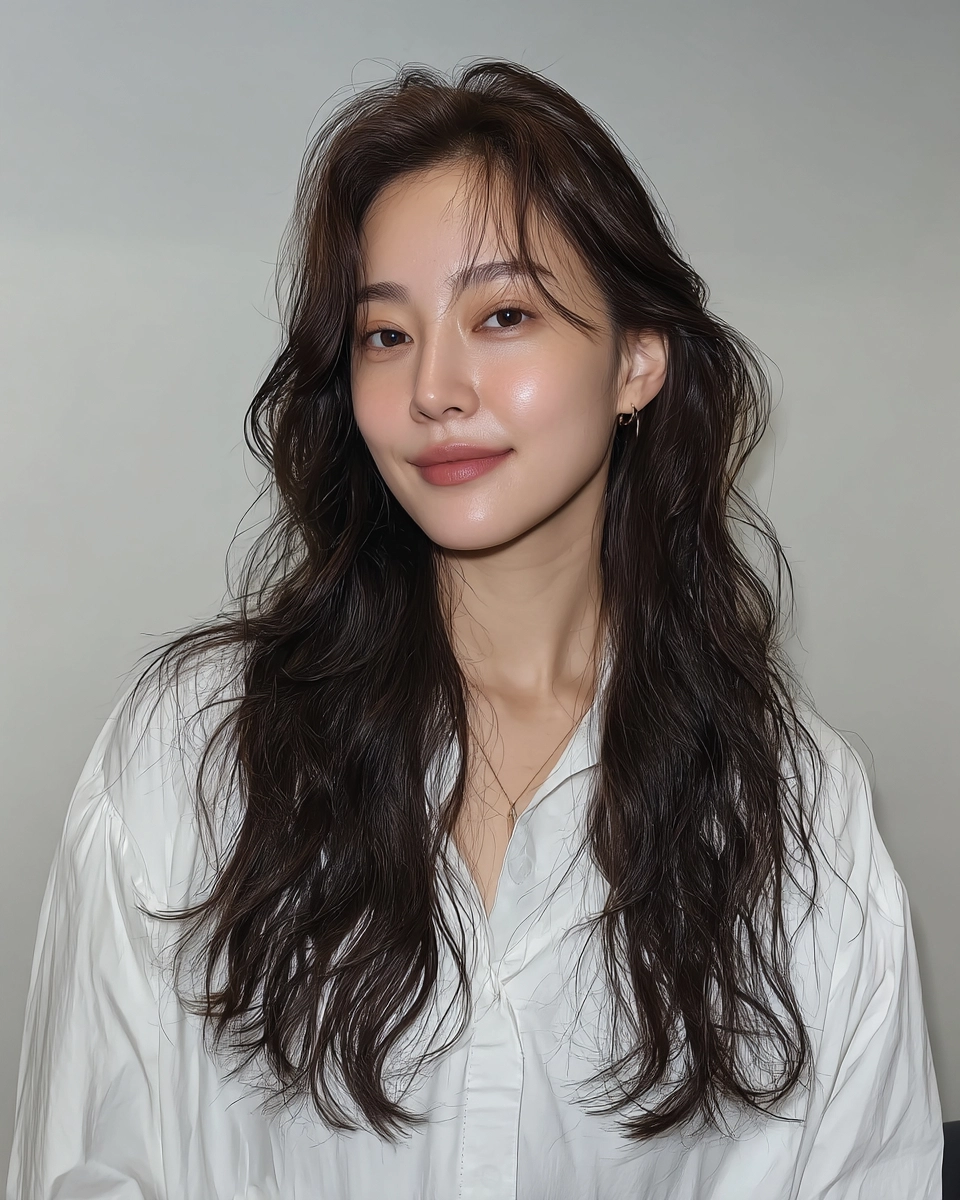 layered Korean hair styles 2026 - Style 6 at Korea Hair Salon Seoul