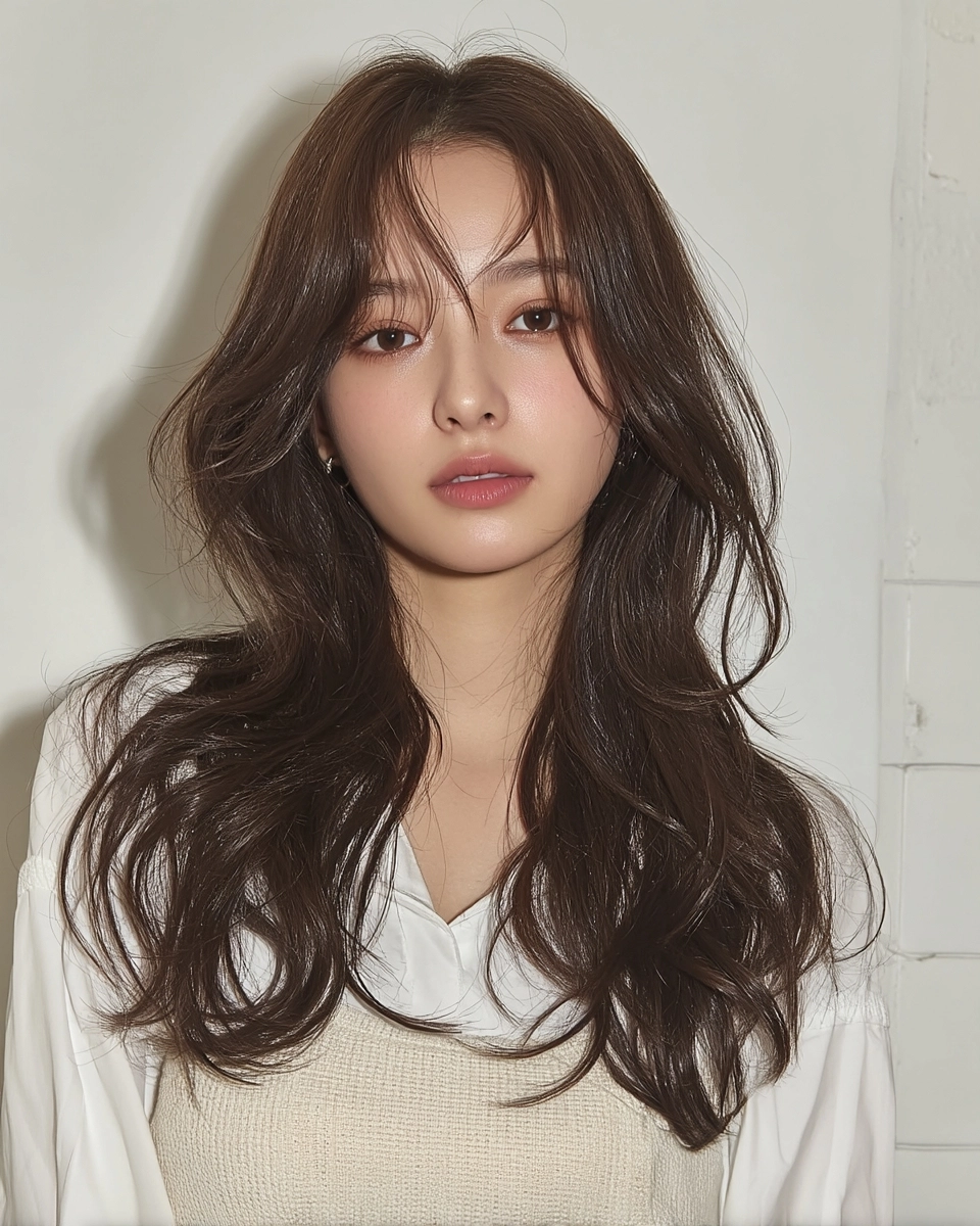 layered Korean hair styles 2026 - Style 7 at Korea Hair Salon Seoul