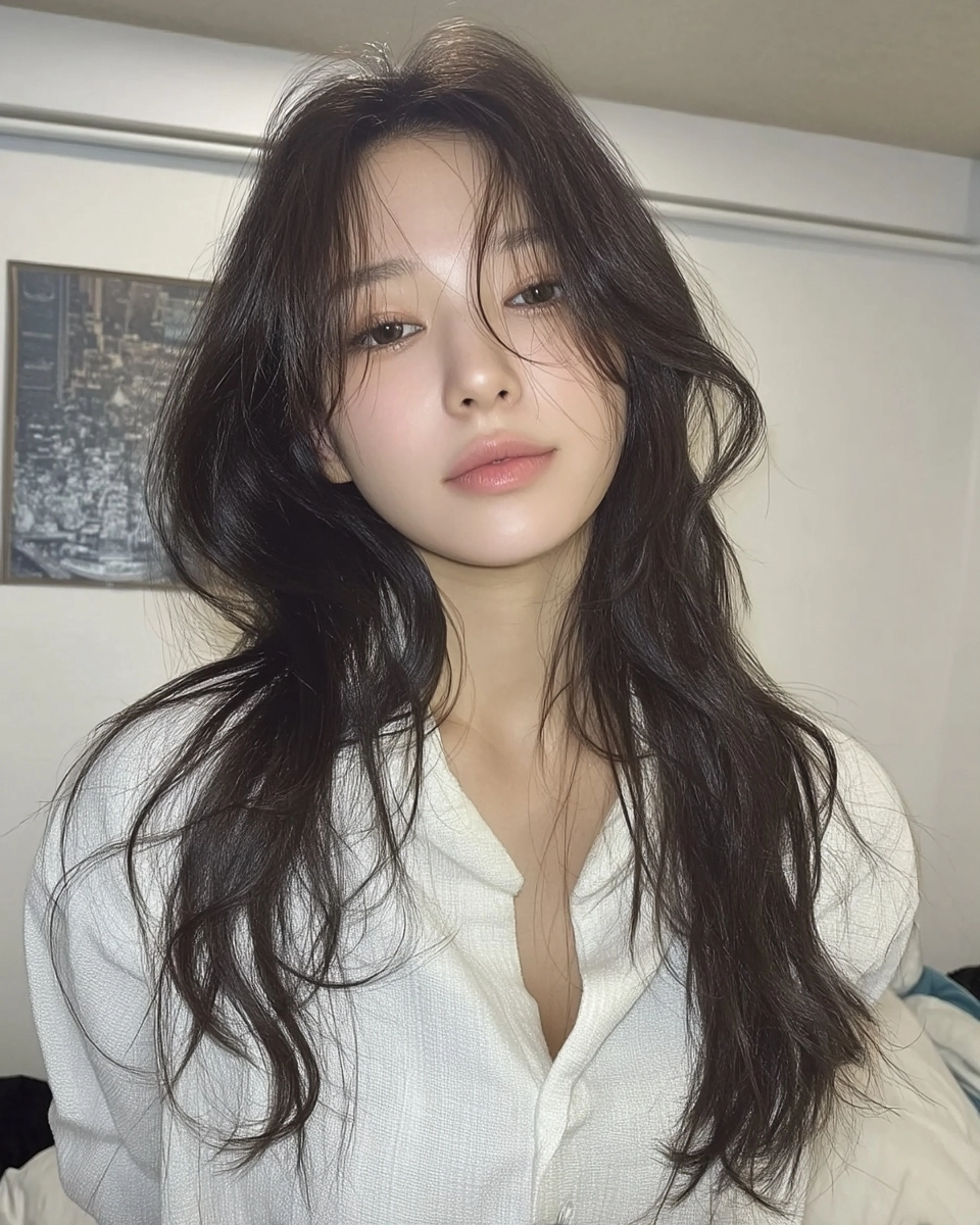 layered medium haircuts Seoul - Style 7 at Korea Hair Salon Seoul