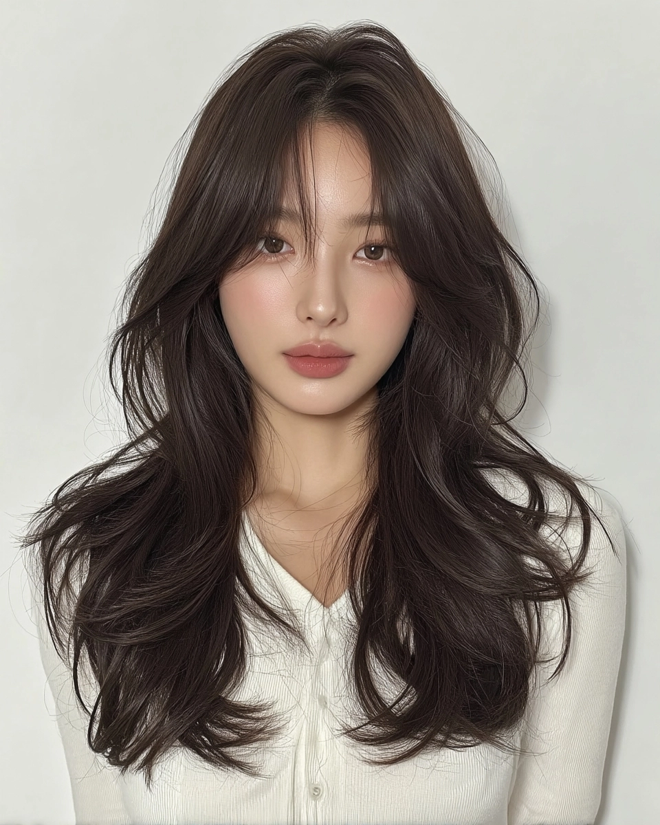 soft wave perm Korea 2026 - Style 7 at Korea Hair Salon Seoul