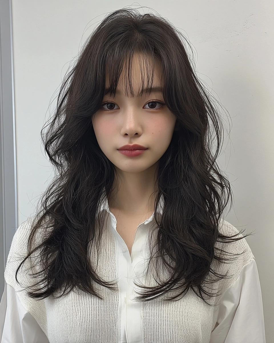 soft wave perm Korea 2026 - Style 8 at Korea Hair Salon Seoul