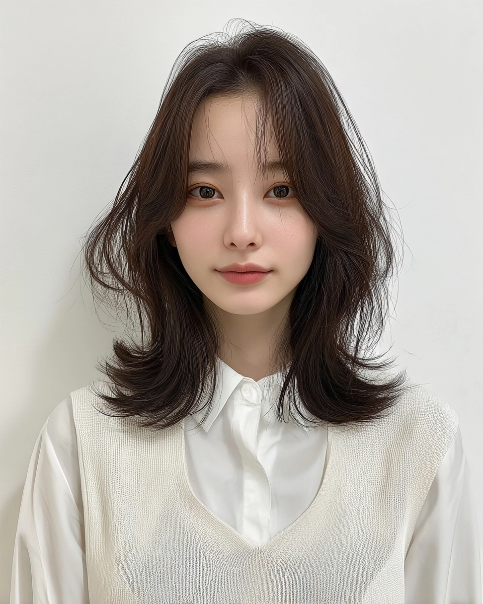 Korean soft wave styles 2026 - Style 4 at Korea Hair Salon Seoul