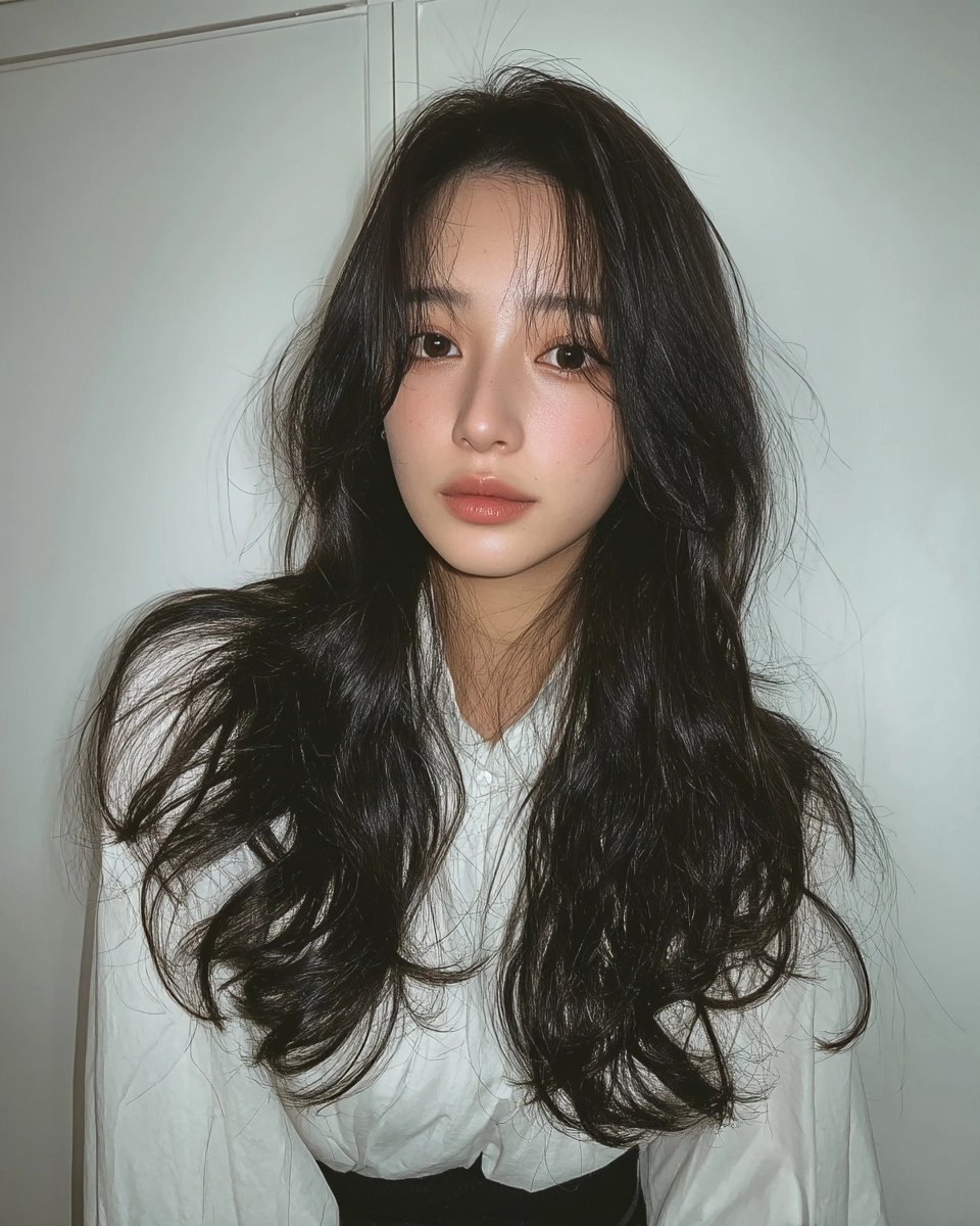 layered waves Seoul 2026 - Style 2 at Korea Hair Salon Seoul