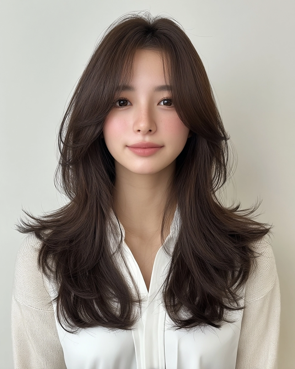 soft layered hairstyles 2026 - Style 7 at Korea Hair Salon Seoul