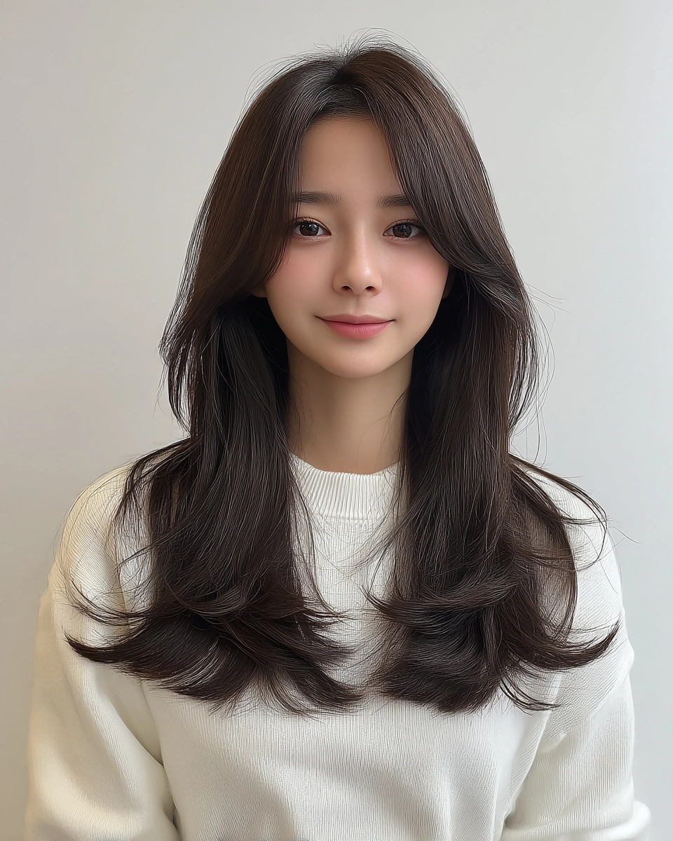 soft layered styles Seoul 2026 - Style 1 at Korea Hair Salon Seoul