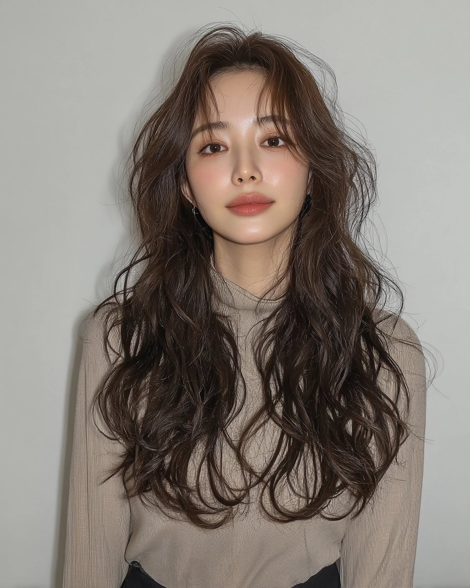 soft wave perm Korea 2026 - Style 1 at Korea Hair Salon Seoul