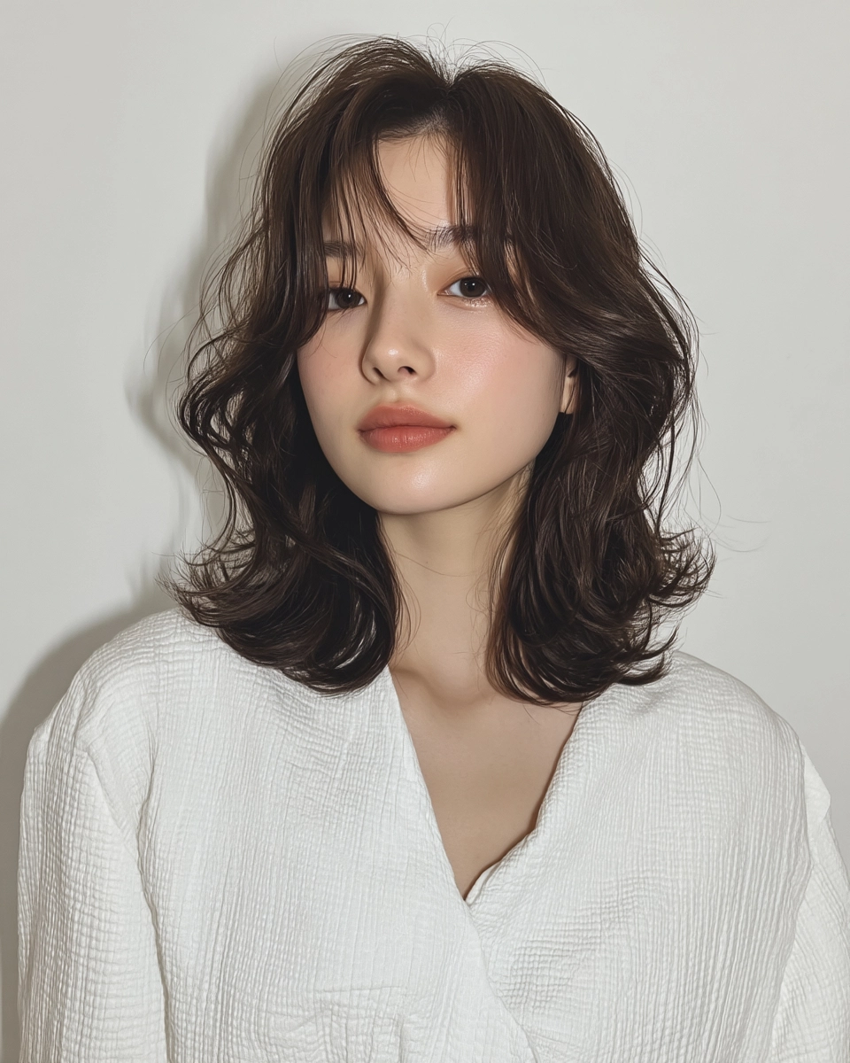soft wave perm Korea 2026 - Style 2 at Korea Hair Salon Seoul