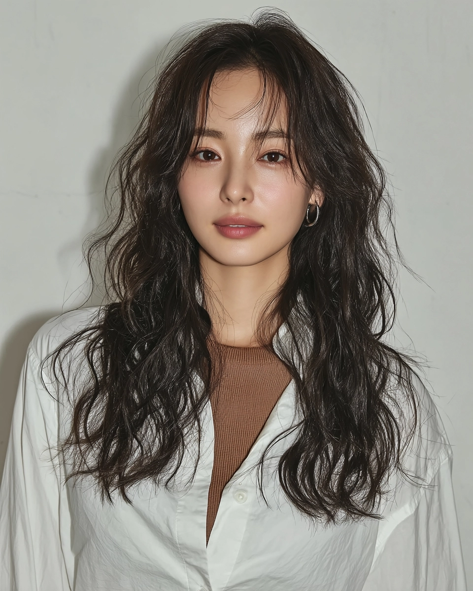 soft wave perm Korea 2026 - Style 4 at Korea Hair Salon Seoul