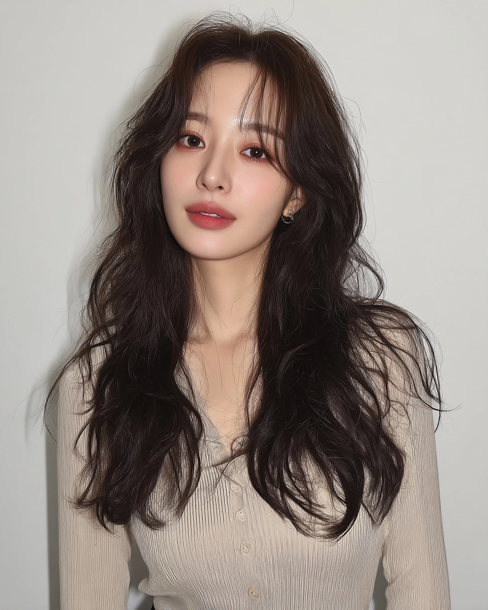 soft wave perm Korea 2026 - Style 5 at Korea Hair Salon Seoul