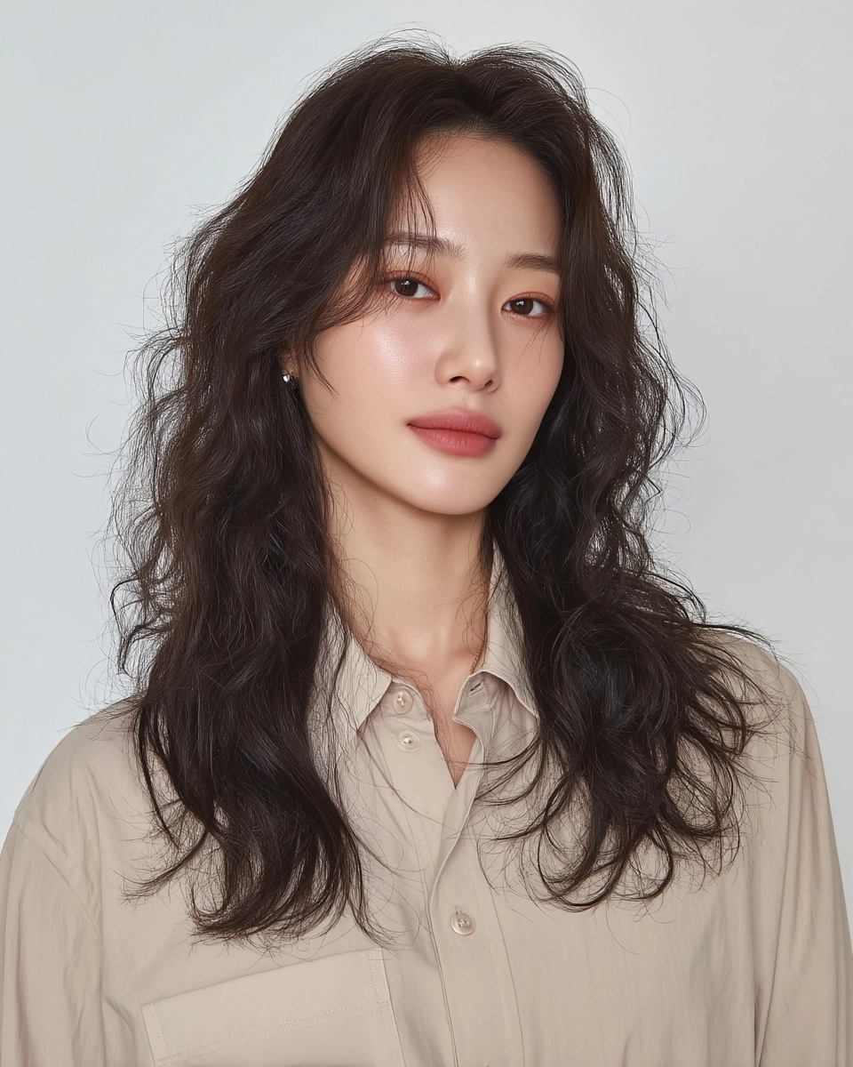 soft wave perm Korea 2026 - Style 6 at Korea Hair Salon Seoul