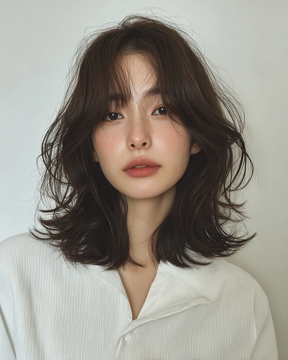 soft wave perm Korea 2026 - Style 7 at Korea Hair Salon Seoul