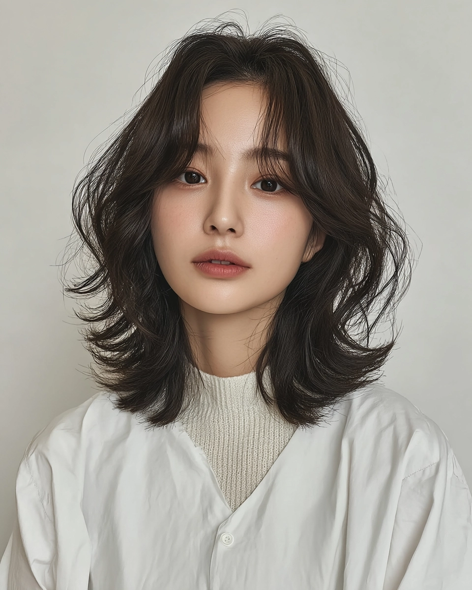 soft wave perm Korea - Style 2 at Korea Hair Salon Seoul