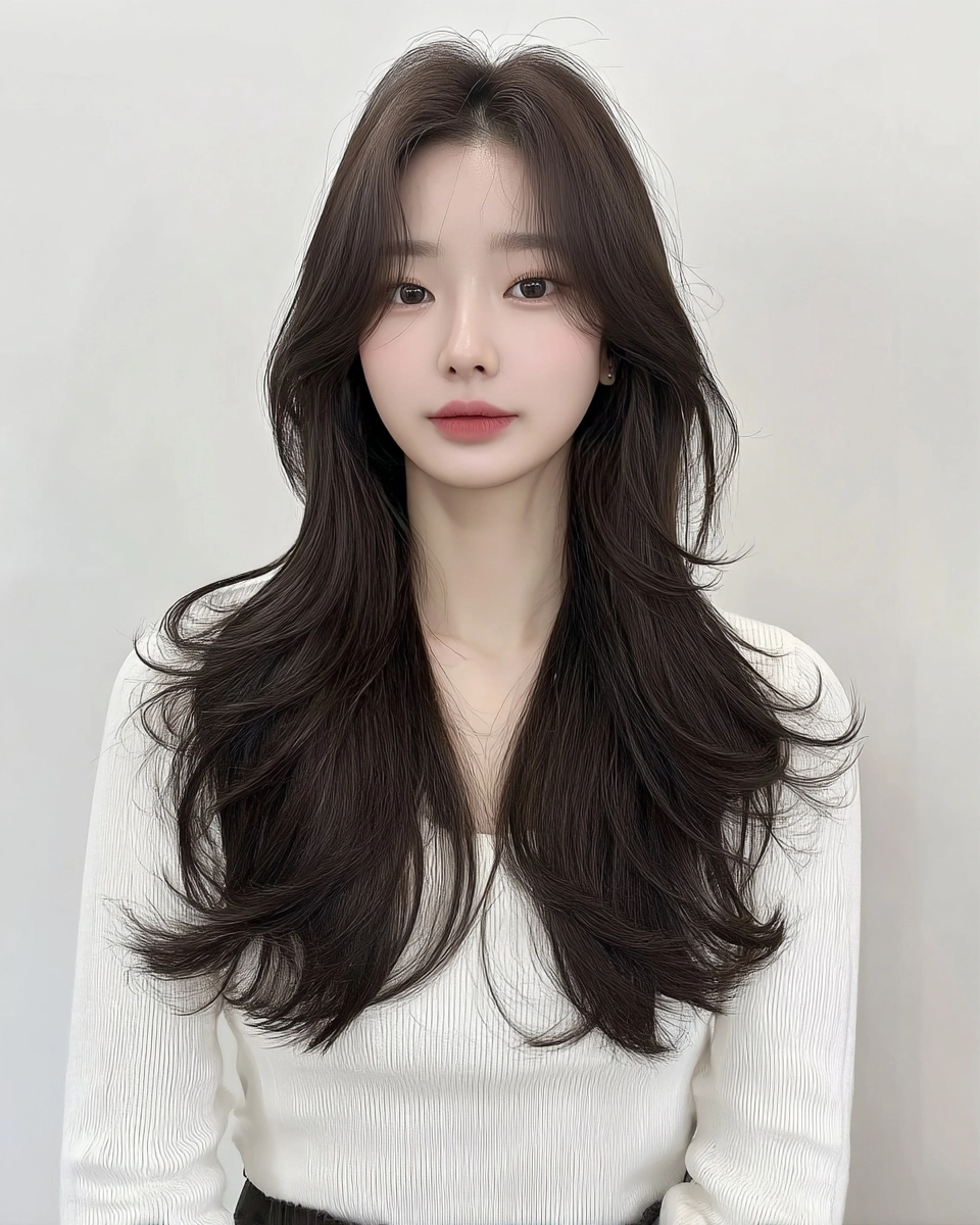 soft wave perm Korea 2026 - Style 8 at Korea Hair Salon Seoul