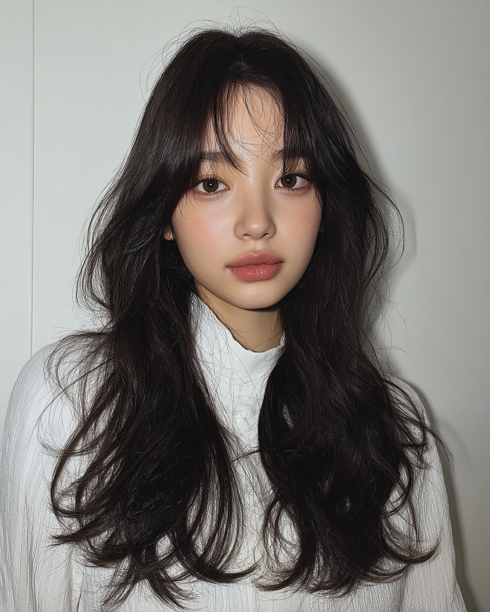 voluminous layers Seoul - Style 3 at Korea Hair Salon Seoul