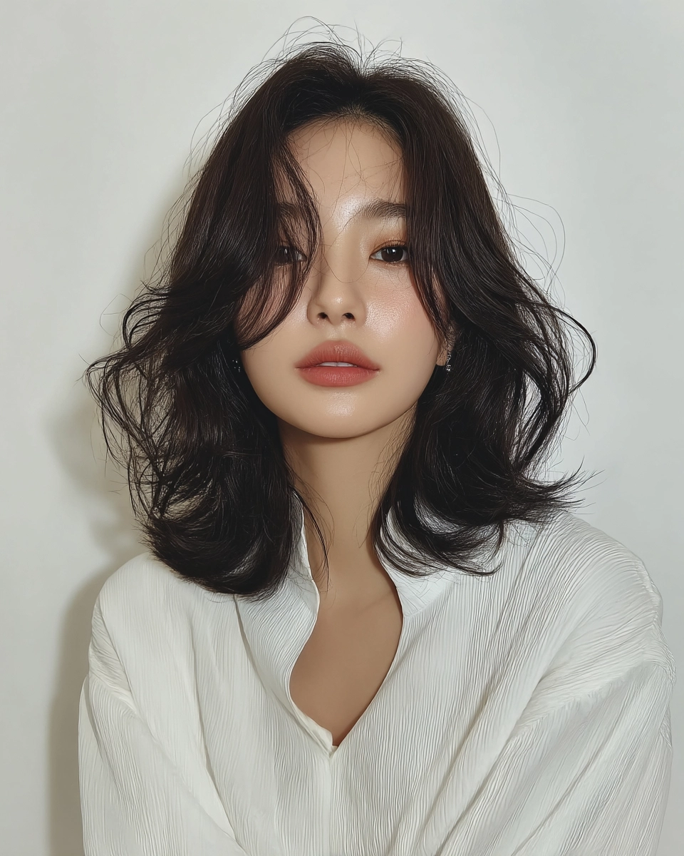 voluminous layers Seoul - Style 4 at Korea Hair Salon Seoul