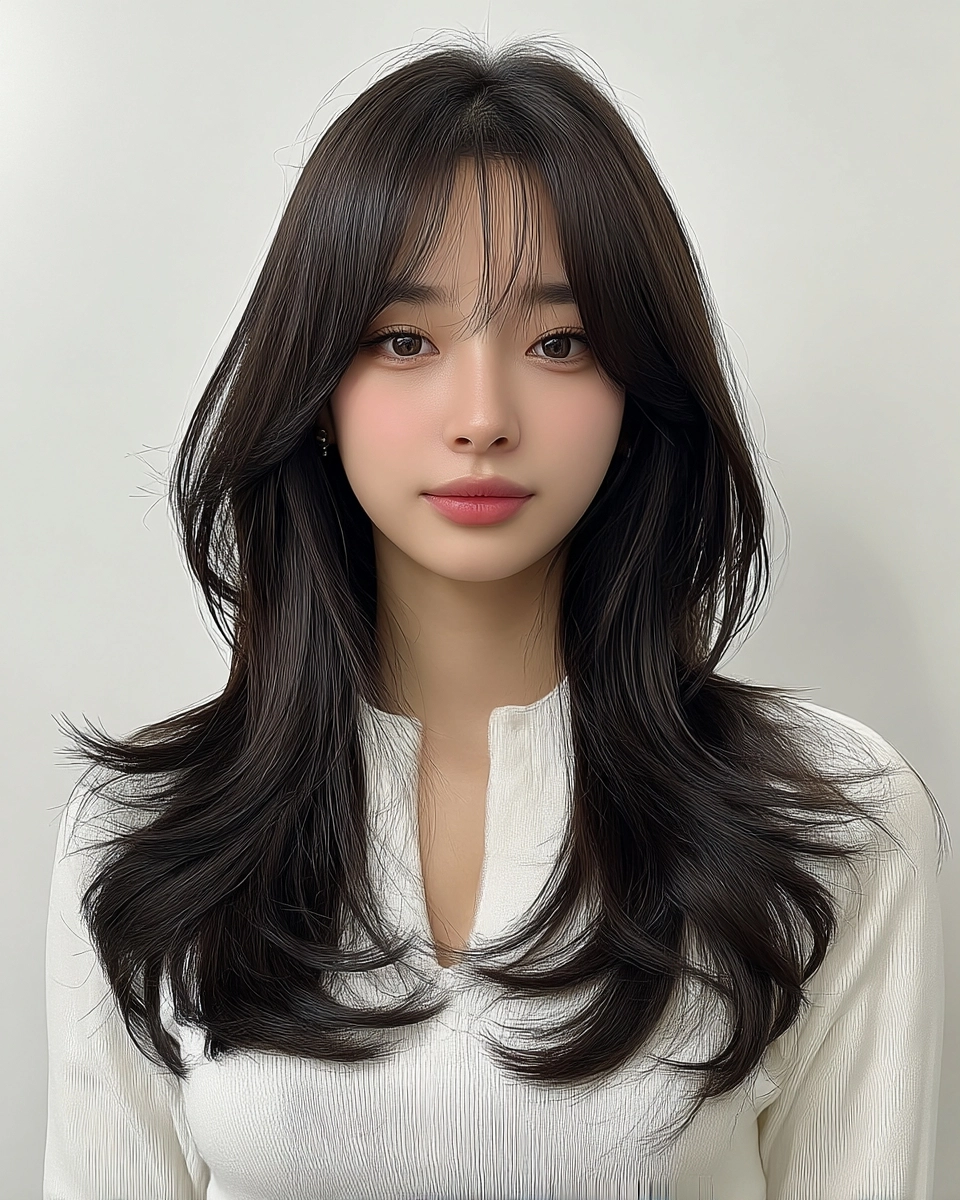 voluminous layers Seoul - Style 6 at Korea Hair Salon Seoul