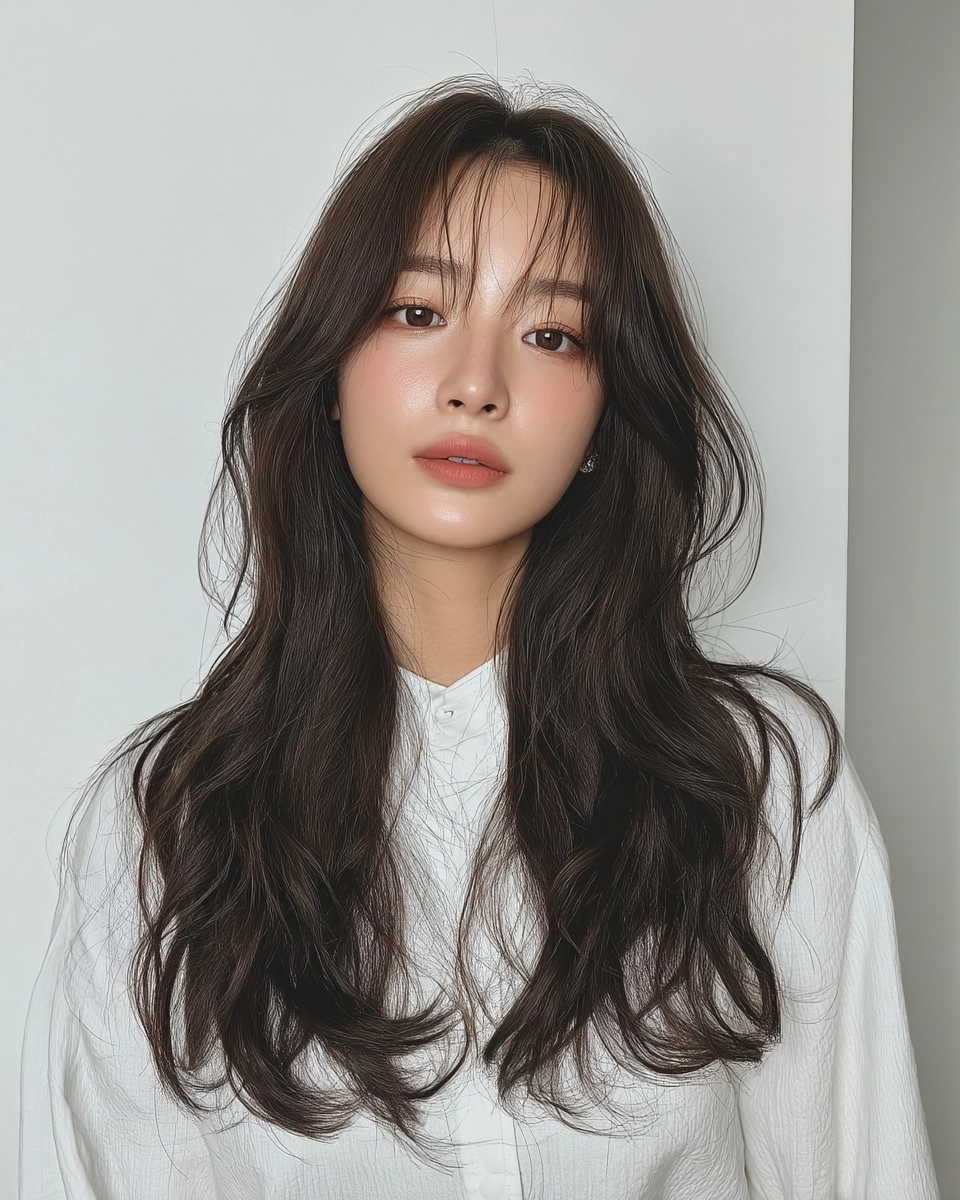 voluminous layers Seoul - Style 8 at Korea Hair Salon Seoul
